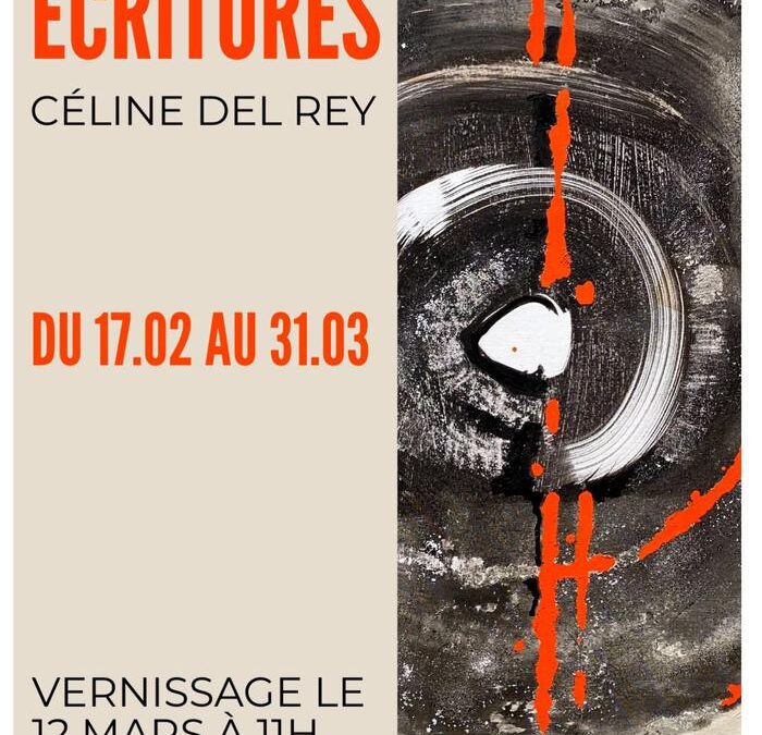 Exposition Ecritures de Céline Del Rey au Club Sénior de Cannes du 17 février au 31 mars 2025