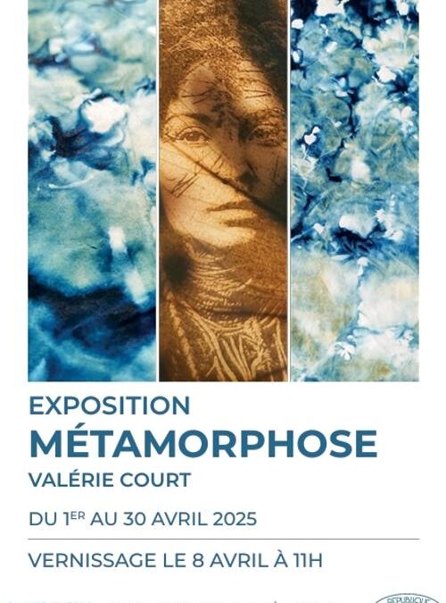 Exposition Métamorphose de Valérie Court au Club Sénior de Cannes du 01 Avril au 31 Mai 2025